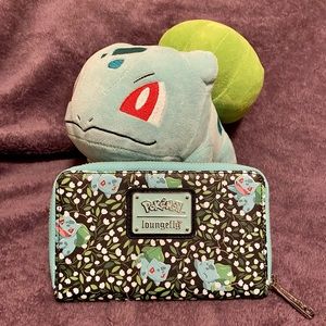 NWOT Loungefly Pokémon Bulbasaur Zippered Wallet